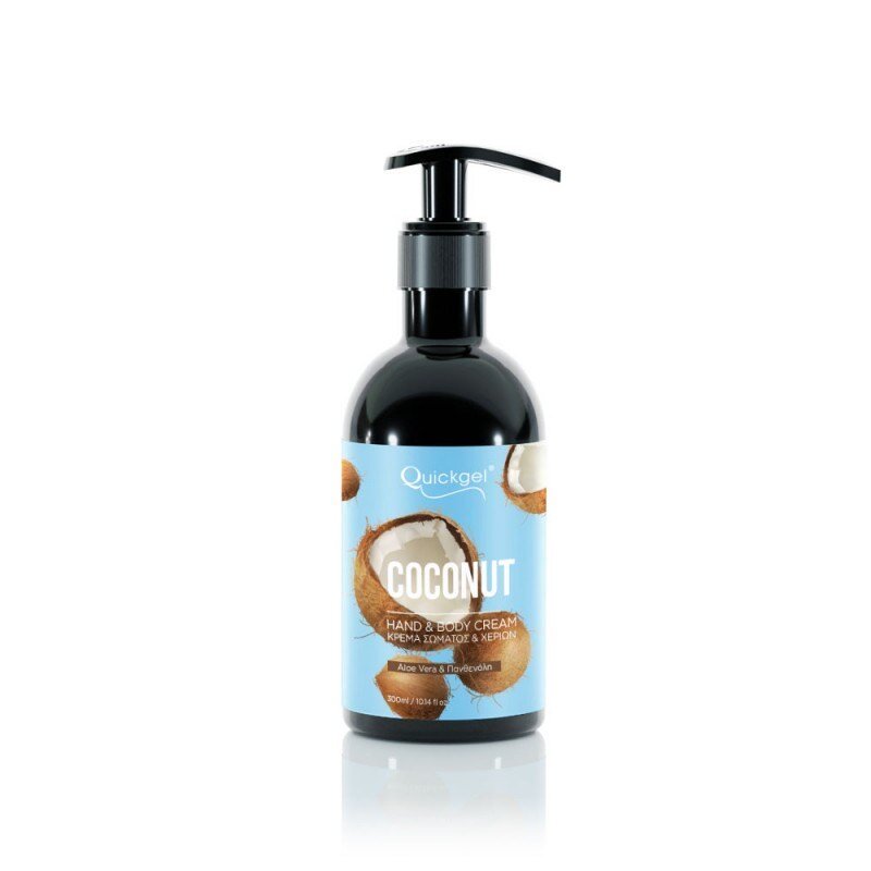 Quickgel Hand-Body Cream Coconut *300ML