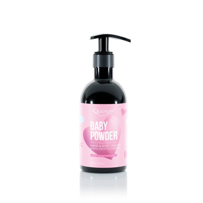 Quickgel Hand-Body Cream Baby Powder *300ML