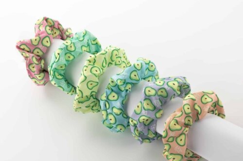 Avocado Scrunchie - Azure accessories