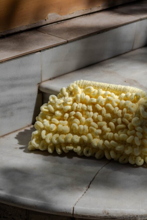 Viral Lemon Puffy Bag - medium size
