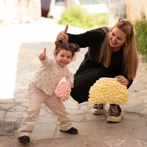 Viral Lemon Puffy Bag - medium size