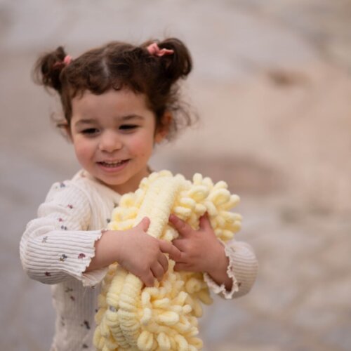 Viral Lemon Puffy Bag - medium size